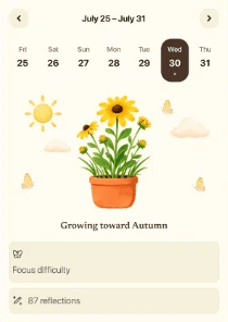 OnVeil garden screen, brain weather Okay